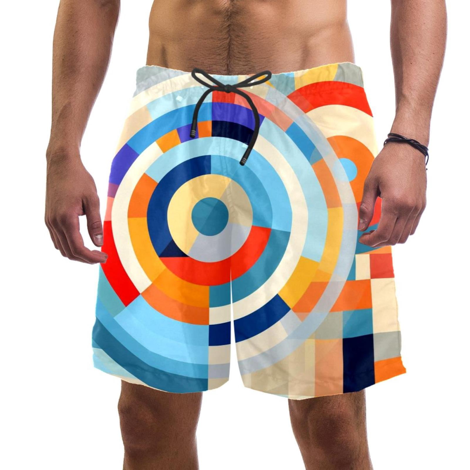 Dminyak Herren-Badehose – Schnelltrocknend, Mit Netzfutter & Verstellbarem Kordelzug (Türkis)
