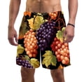 thumbnail image 1 of luoweisi Men's Beach Shorts Quick Dry Swim Trunks with Mesh Lining Grape L, 1 of 5
