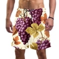 thumbnail image 1 of luoweisi Men's Beach Shorts Quick Dry Swim Trunks with Mesh Lining Grape S, 1 of 5