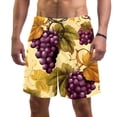 thumbnail image 1 of luoweisi Men's Beach Shorts Quick Dry Swim Trunks with Mesh Lining Grape S, 1 of 5