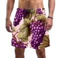 thumbnail image 1 of luoweisi Men's Beach Shorts Quick Dry Swim Trunks with Mesh Lining Grape XL, 1 of 5