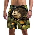 thumbnail image 1 of luoweisi Men's Beach Shorts Quick Dry Swim Trunks with Mesh Lining Hedgehog S, 1 of 5