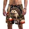 thumbnail image 1 of luoweisi Men's Beach Shorts Quick Dry Swim Trunks with Mesh Lining Hedgehog S, 1 of 5