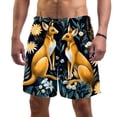 thumbnail image 1 of luoweisi Men's Beach Shorts Quick Dry Swim Trunks with Mesh Lining Kangaroo L, 1 of 5
