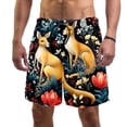 thumbnail image 1 of luoweisi Men's Beach Shorts Quick Dry Swim Trunks with Mesh Lining Kangaroo L, 1 of 5