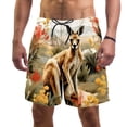 thumbnail image 1 of luoweisi Men's Beach Shorts Quick Dry Swim Trunks with Mesh Lining Kangaroo L, 1 of 5