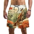 thumbnail image 1 of luoweisi Men's Beach Shorts Quick Dry Swim Trunks with Mesh Lining Kangaroo L, 1 of 5
