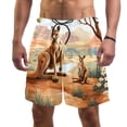 thumbnail image 1 of luoweisi Men's Beach Shorts Quick Dry Swim Trunks with Mesh Lining Kangaroo M, 1 of 5