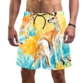 thumbnail image 1 of luoweisi Men's Beach Shorts Quick Dry Swim Trunks with Mesh Lining Kangaroo XL, 1 of 5