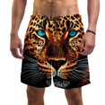 thumbnail image 1 of luoweisi Men's Beach Shorts Quick Dry Swim Trunks with Mesh Lining Leopard L, 1 of 5
