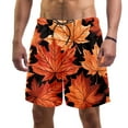 thumbnail image 1 of luoweisi Men's Beach Shorts Quick Dry Swim Trunks with Mesh Lining Maple Leaf XL, 1 of 5