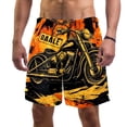 thumbnail image 1 of luoweisi Men's Beach Shorts Quick Dry Swim Trunks with Mesh Lining Motorcycle L, 1 of 5