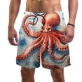 thumbnail image 1 of luoweisi Men's Beach Shorts Quick Dry Swim Trunks with Mesh Lining Octopus L, 1 of 5