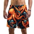 thumbnail image 1 of luoweisi Men's Beach Shorts Quick Dry Swim Trunks with Mesh Lining Octopus XL, 1 of 5