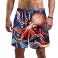 thumbnail image 1 of luoweisi Men's Beach Shorts Quick Dry Swim Trunks with Mesh Lining Octopus XL, 1 of 5