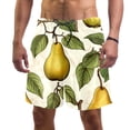 thumbnail image 1 of luoweisi Men's Beach Shorts Quick Dry Swim Trunks with Mesh Lining Pear L, 1 of 5