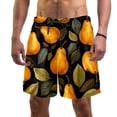 thumbnail image 1 of luoweisi Men's Beach Shorts Quick Dry Swim Trunks with Mesh Lining Pear L, 1 of 5