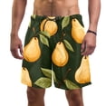 thumbnail image 1 of luoweisi Men's Beach Shorts Quick Dry Swim Trunks with Mesh Lining Pear L, 1 of 5