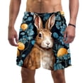 thumbnail image 1 of luoweisi Men's Beach Shorts Quick Dry Swim Trunks with Mesh Lining Rabbit 2XL, 1 of 5
