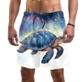 thumbnail image 1 of luoweisi Men's Beach Shorts Quick Dry Swim Trunks with Mesh Lining Sea Turtle 2XL, 1 of 5