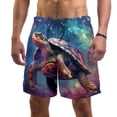 thumbnail image 1 of luoweisi Men's Beach Shorts Quick Dry Swim Trunks with Mesh Lining Sea Turtle L, 1 of 5