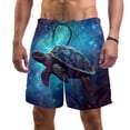 thumbnail image 1 of luoweisi Men's Beach Shorts Quick Dry Swim Trunks with Mesh Lining Sea Turtle L, 1 of 5