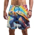 thumbnail image 1 of luoweisi Men's Beach Shorts Quick Dry Swim Trunks with Mesh Lining Sea Turtle M, 1 of 5