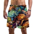 thumbnail image 1 of luoweisi Men's Beach Shorts Quick Dry Swim Trunks with Mesh Lining Sea Turtle XL, 1 of 5