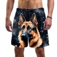 thumbnail image 1 of luoweisi Men's Beach Shorts Quick Dry Swim Trunks with Mesh Lining Sheepdog L, 1 of 5