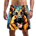 thumbnail image 1 of luoweisi Men's Beach Shorts Quick Dry Swim Trunks with Mesh Lining Sheepdog XL, 1 of 5