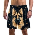 thumbnail image 1 of luoweisi Men's Beach Shorts Quick Dry Swim Trunks with Mesh Lining Sheepdog XL, 1 of 5