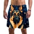 thumbnail image 1 of luoweisi Men's Beach Shorts Quick Dry Swim Trunks with Mesh Lining Sheepdog XL, 1 of 5