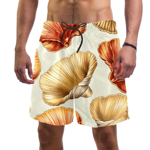 luoweisi Men's Beach Shorts Quick Dry Swim Trunks with Mesh Lining Shell S