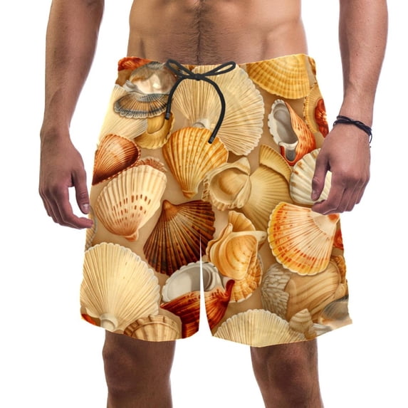 luoweisi Men's Beach Shorts Quick Dry Swim Trunks with Mesh Lining Shell S