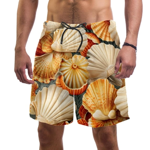 luoweisi Men's Beach Shorts Quick Dry Swim Trunks with Mesh Lining Shell XL