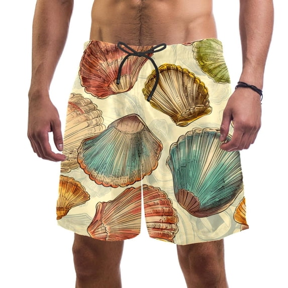 luoweisi Men's Beach Shorts Quick Dry Swim Trunks with Mesh Lining Shell XL