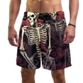 thumbnail image 1 of luoweisi Men's Beach Shorts Quick Dry Swim Trunks with Mesh Lining Skeleton 2XL, 1 of 5