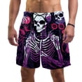 thumbnail image 1 of luoweisi Men's Beach Shorts Quick Dry Swim Trunks with Mesh Lining Skeleton L, 1 of 5