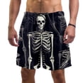 thumbnail image 1 of luoweisi Men's Beach Shorts Quick Dry Swim Trunks with Mesh Lining Skeleton L, 1 of 5