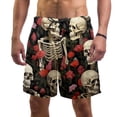thumbnail image 1 of luoweisi Men's Beach Shorts Quick Dry Swim Trunks with Mesh Lining Skeleton L, 1 of 5