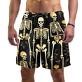 thumbnail image 1 of luoweisi Men's Beach Shorts Quick Dry Swim Trunks with Mesh Lining Skeleton M, 1 of 5