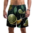 thumbnail image 1 of luoweisi Men's Beach Shorts Quick Dry Swim Trunks with Mesh Lining Snails 2XL, 1 of 5