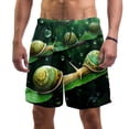 thumbnail image 1 of luoweisi Men's Beach Shorts Quick Dry Swim Trunks with Mesh Lining Snails L, 1 of 5