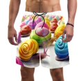 thumbnail image 1 of luoweisi Men's Beach Shorts Quick Dry Swim Trunks with Mesh Lining Snails XL, 1 of 5
