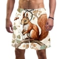 thumbnail image 1 of luoweisi Men's Beach Shorts Quick Dry Swim Trunks with Mesh Lining Squirrel L, 1 of 5