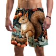 thumbnail image 1 of luoweisi Men's Beach Shorts Quick Dry Swim Trunks with Mesh Lining Squirrel XL, 1 of 5
