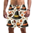 thumbnail image 1 of luoweisi Men's Beach Shorts Quick Dry Swim Trunks with Mesh Lining Thanksgiving Hat L, 1 of 5