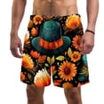 thumbnail image 1 of luoweisi Men's Beach Shorts Quick Dry Swim Trunks with Mesh Lining Thanksgiving Hat L, 1 of 5