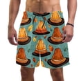 thumbnail image 1 of luoweisi Men's Beach Shorts Quick Dry Swim Trunks with Mesh Lining Thanksgiving Hat XL, 1 of 5