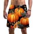 thumbnail image 1 of luoweisi Men's Beach Shorts Quick Dry Swim Trunks with Mesh Lining Thanksgiving Pumpkin XL, 1 of 5
